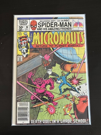 Micronauts Marvel Comic #36 Bronze Age 1981