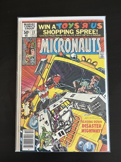 Micronauts Marvel Comic #22 Bronze Age 1980