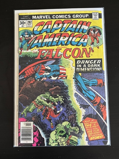 Captain America and the Falcon Marvel Comic #202 Bronze Age 1976