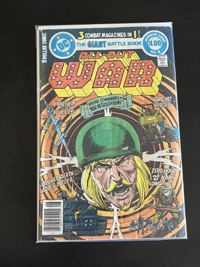 All-Out War DC Comic #6 Bronze Age 1980