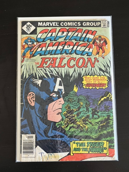Captain America and the Falcon Marvel Comic #207 Bronze Age 1977