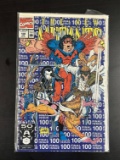 The New Mutants Marvel Comic #100 1991 Key 1st team appearance of X-Force: Cable, Shatterstar, Feral