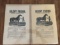 (2) 1883 Race Horse Breeder's Broadsides/Posters