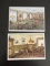 (2) WWII German Berghof Postcards