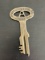 Antique Brass Decatur Jail Cell Key