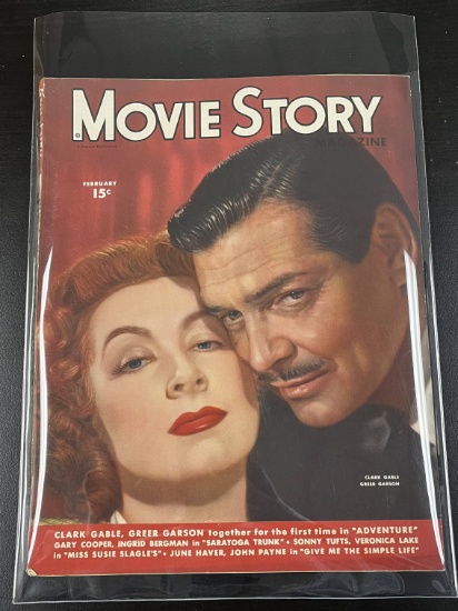 1946 Movie Story Magazine - Clark Gable