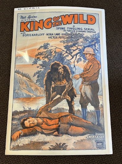 1931 "King of the Wild" Serial 1-Sheet Poster