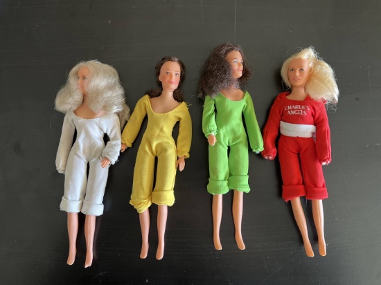 (4) 1977 "Charlie's Angels" Action Figures
