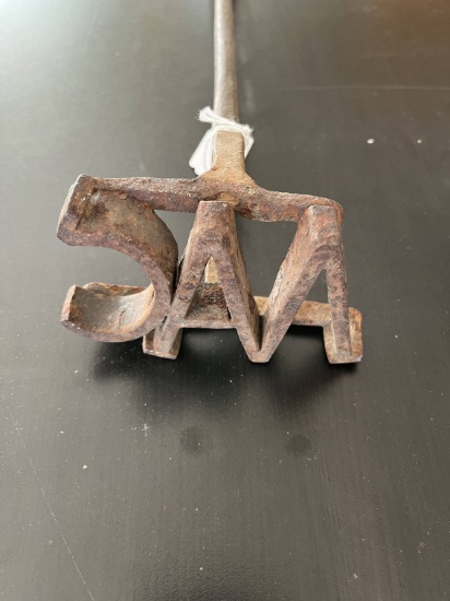 Antique Cattle Ranch Branding Iron