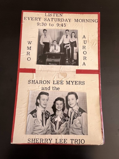 1950's Jackie DeShannon Radio Station Poster