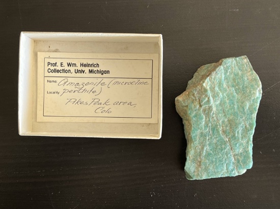 Old Museum Rock Specimen Amazonite
