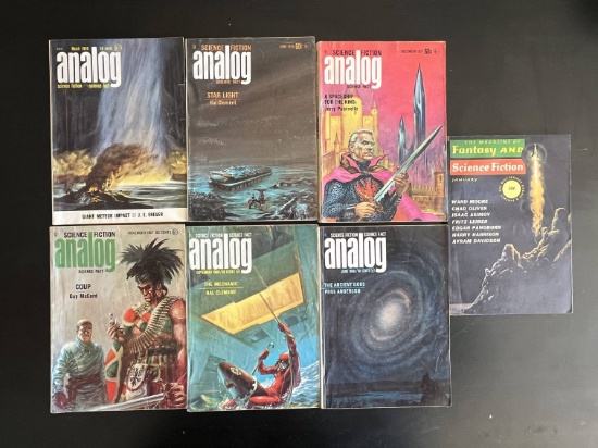 Vintage Science Fiction Digest Size Magazines