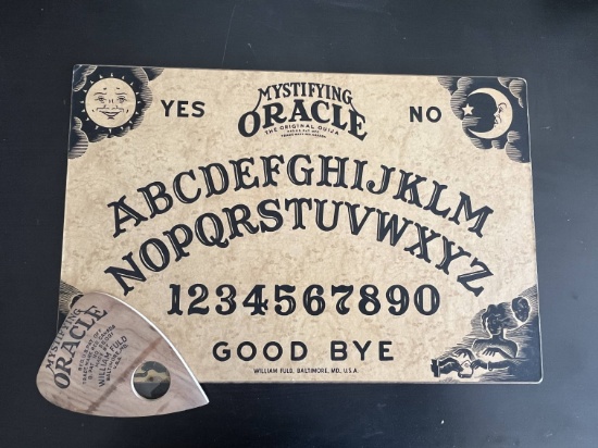 Antique Ouija Board w/Original Planchette