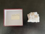 Calate/Quartz Crystal Rock Specimen