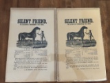 (2) 1883 Race Horse Breeder's Broadsides/Posters