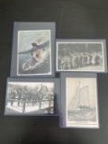 (4) WWII German 3rd Reich Postcards