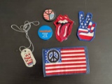 Woodstock and Other 1960's Counter Culture Pins & Patches