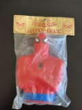Amazing Spiderman Vintage Plastic Coin Bank in Original Package