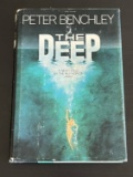 The Deep (1976) Peter Benchley First Printing Hardcover Book w/DJ