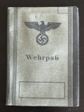 WWII German Wehrpass with Photo Inside