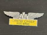 Vintage American Airlines Crew Chief Metal Wings
