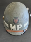 WWII 34th Infantry Div. MP Helmet w/Liner