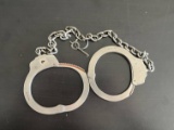 Antique Peerless Leg Iron Cuffs with Key