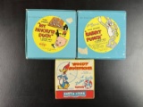 (3) Vintage 8mm Cartoon Movies
