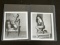 (2) 1950's Bettie Page Pin-Up Photos