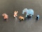 (5) 1960's Jungle Book Marx Disneykins Figures