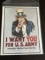 Uncle Sam Wants You 1976 Army Recruiting Poster