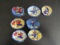 (7) WWII Walt Disney Character Kids' Cloth Patches