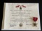 1970 Vietnam War Bronze Star Medal and Certificate