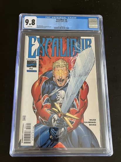 Excaliber #3/Marvel Comics 2001 CGC 9.8