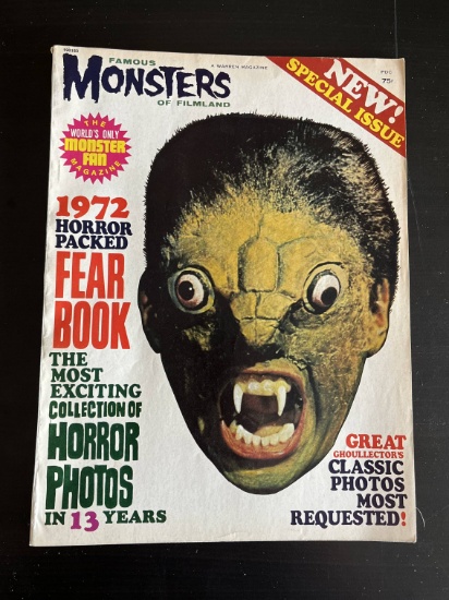 Famous Monsters (1972) Yearbook/Classic Cover!