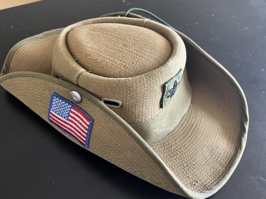 Vietnam War USAF Officer Boonie Hat with Patches