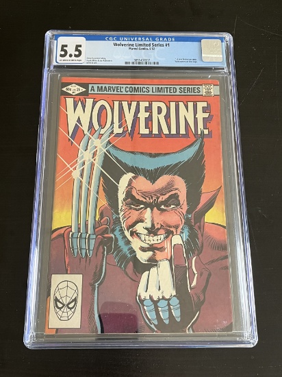 1982 Wolverine #1 Marvel Comic - CGC 5.5