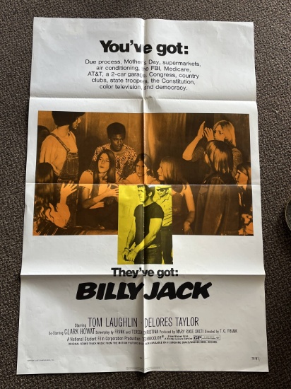 Billy Jack Original 1971 Movie Poster