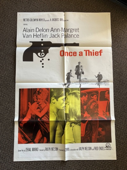 Once a Thief 1965 1-Sheet