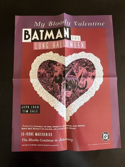 Batman The Long Halloween 1997 Promo Poster