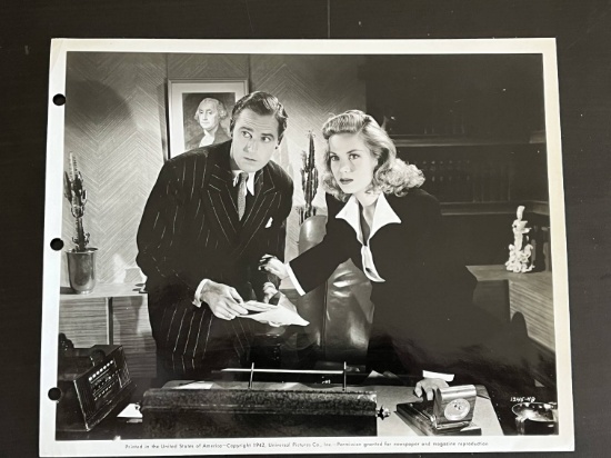 Abbott & Costello Original 1942 Studio Photo