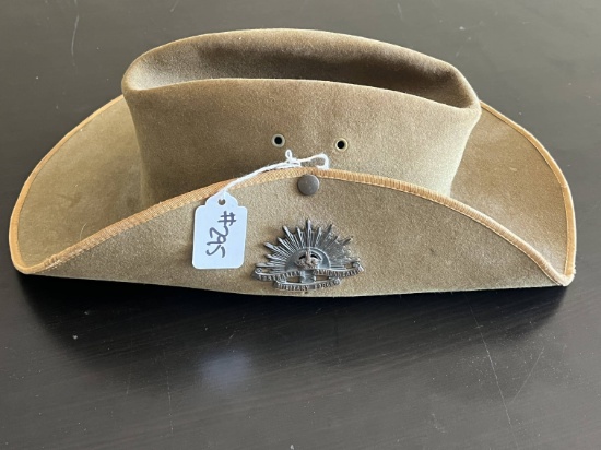 WWII Authentic Australian Army Bush Hat