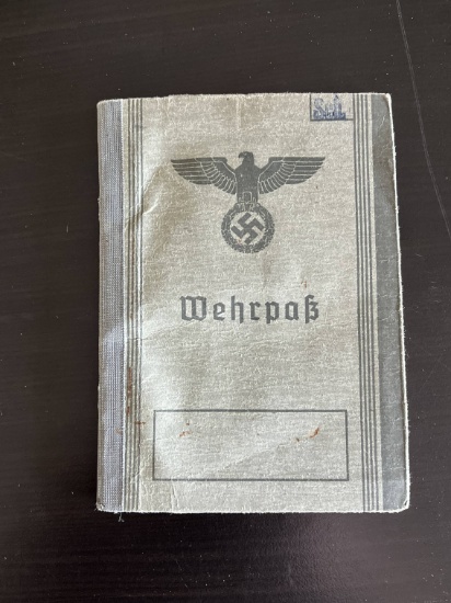 WWII German Wehrpass / ID Booklet