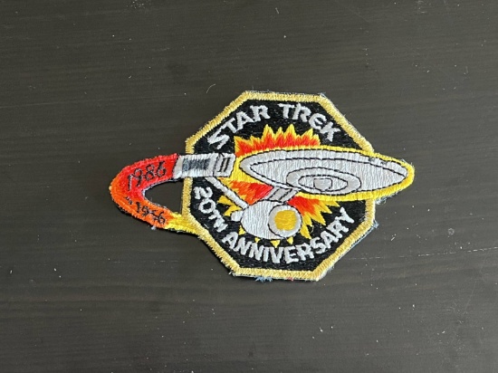 Vintage Star Trek 20th Anniversary Patch