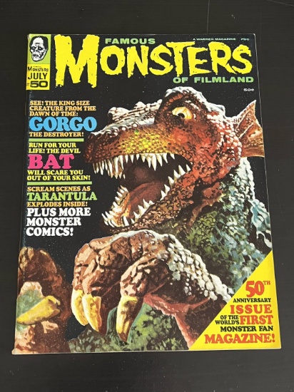 Famous Monsters #50/1968 Classic Basil Gogos Gorgo Cover