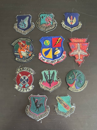 (11) Vintage USAF Unit Patches