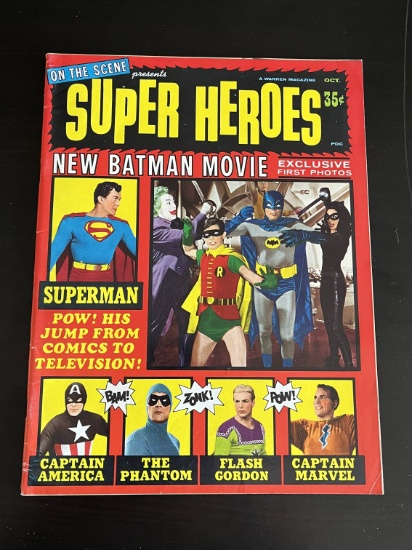 Warren (1966) Super Heroes Magazine #1/Adam West Batman Cover