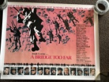 A Bridge Too Far (1977) Original Half-Sheet Movie Poster