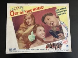 Veronica Lake/Out of This World 1945 Lobby Card