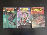 Tragg & Turok/Gold Key Comics Group of (3) Bronze Age Issues